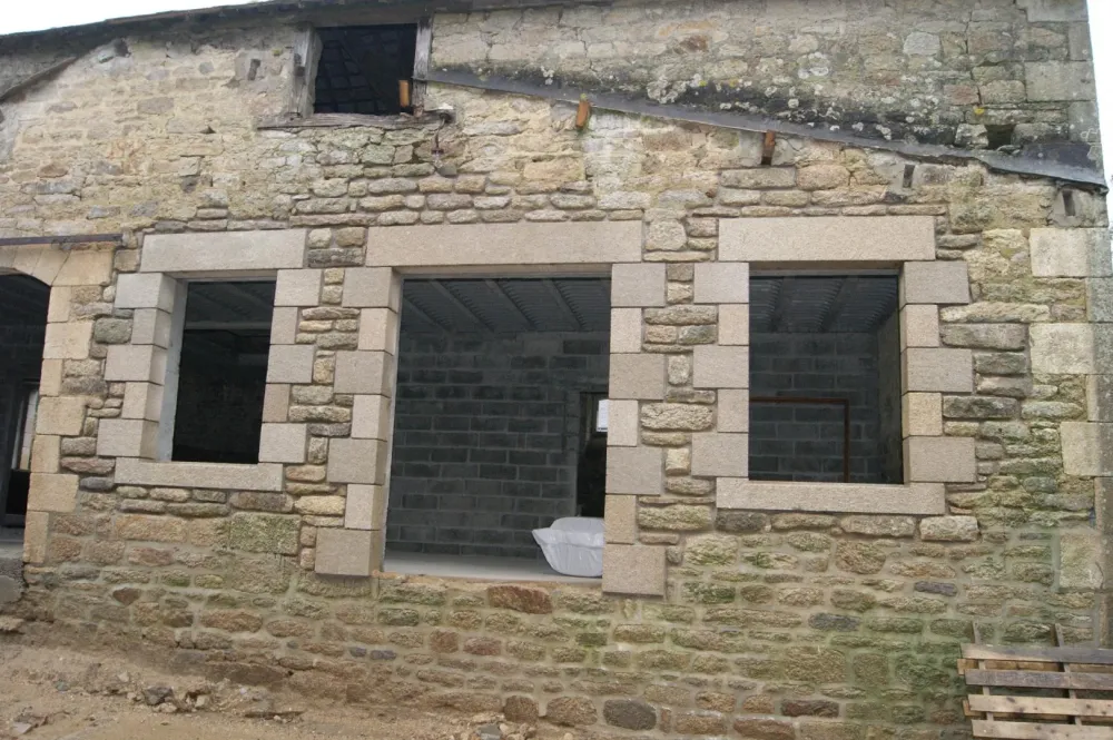 Restauration batiment granit